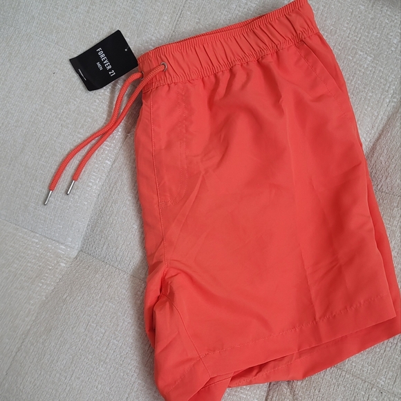 New Forever 21 Coral Board Swim Shorts (XL) - Picture 2 of 16